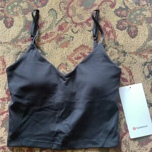 Lululemon Align Cropped Cami Tank A/B Size 2 Black